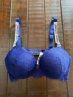 New Victorias Secret Shine Strap Very Sexy Push Up Bra 38C
